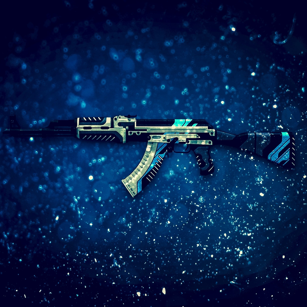 Download wallpaper the volcano, AK-47, Counter-Strike: Global Offensive,  CS:GO, Vulcan, section games in resolution 1024x1024