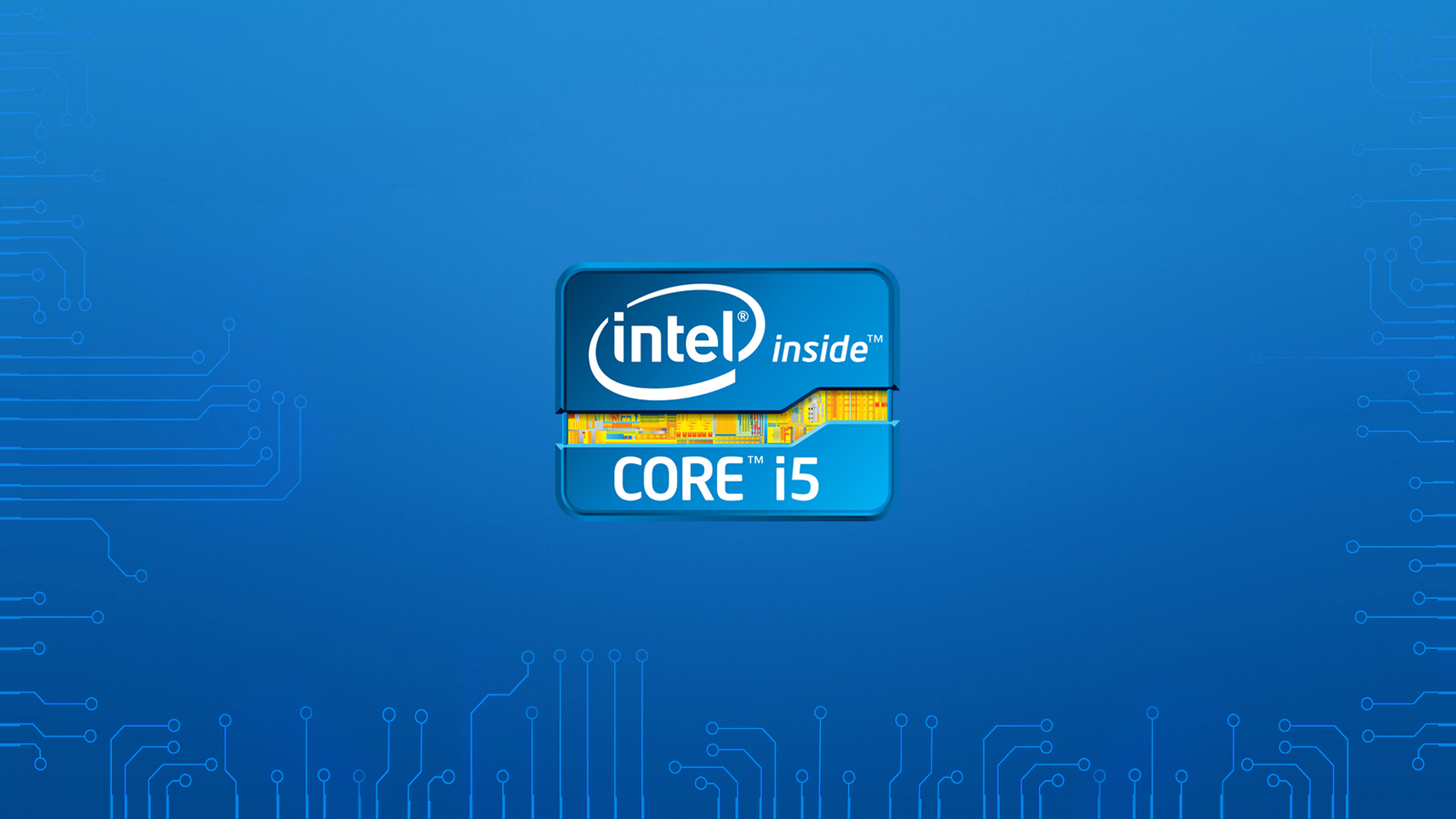 Download Wallpaper Logo Intel Hitech Intel I5 Section Hi Tech