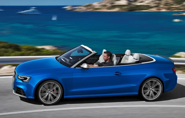 Picture Audi, Sea, Audi, Speed, Convertible, Blue, Beautiful, Car, 2012, Car, RS5, Wallpapers, New, Cabriolet, Wallpaper, …