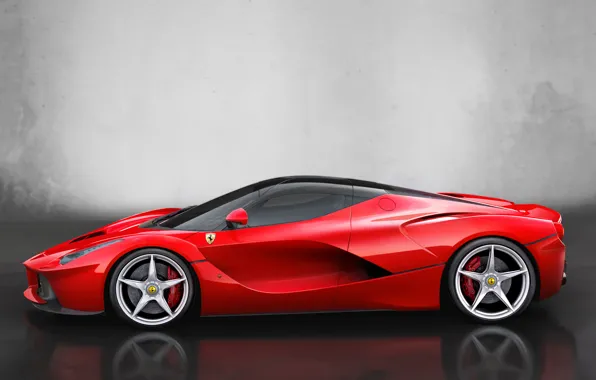 Picture auto, car, Ferrari, Ferrari, side view, 2013, LaFerrari