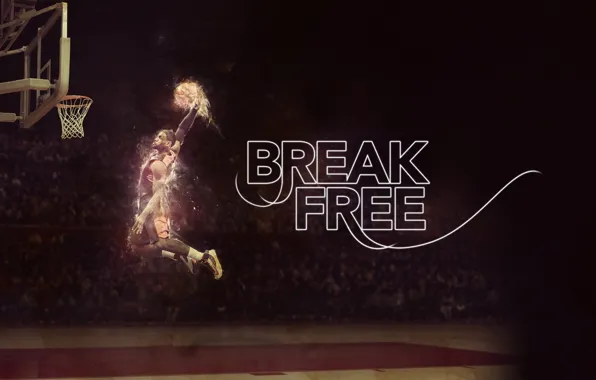 Picture Field, Fire, Basketball, NBA, LeBron James, Hang, Player, Break Free