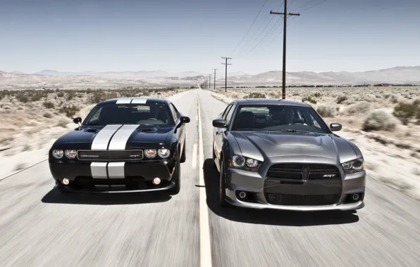 Picture the sky, coupe, Dodge, SRT8, Challenger, sedan, Dodge, Charger, the charger, Muscle car, 392, chelenzher, …