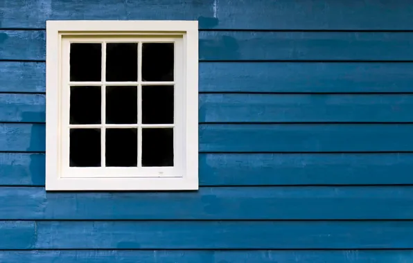 Picture white, wood, blue, window