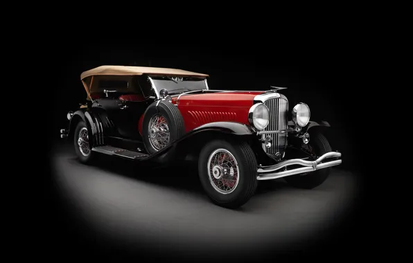 Picture coupe, black background, Coupe, Convertible, 1930, Duesenberg, dusenberg, convertible top