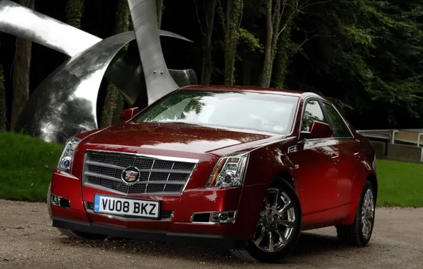 Picture red, Cadillac, CTS-V