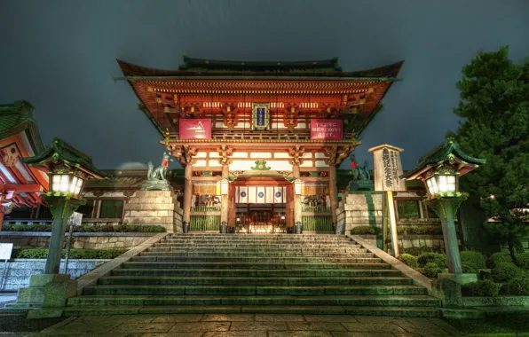 Picture Japan, lights, temple