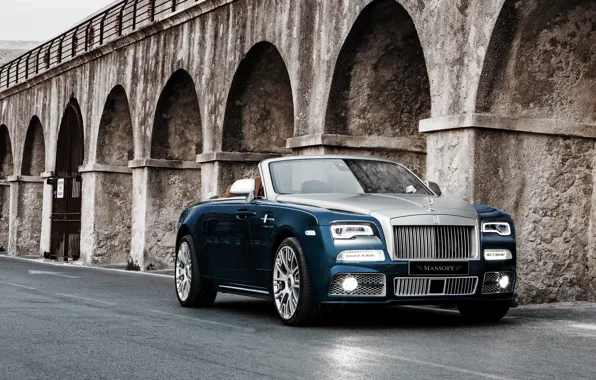 Picture Rolls-Royce, convertible, Dawn, Mansory, rolls-Royce, down