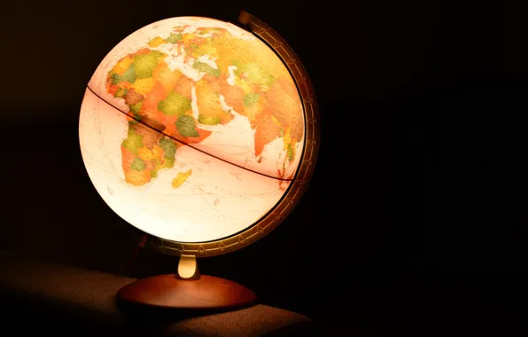 Picture background, lamp, globe