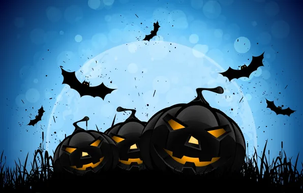 Picture horror, horror, Halloween, scary, halloween, midnight, bats, midnight, creepy, full moon, full moon, scary, creepy, …