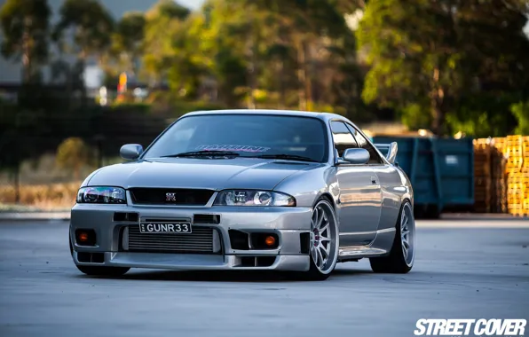 Picture nissan, turbo, wheels, skyline, jdm, tuning, gtr, front, face, r33, nismo