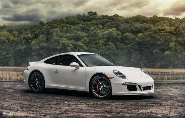 Picture white, 911, Porsche, white, Porsche, Carrera, Evano Gucciardo