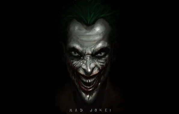 Wallpaper fantasy, minimalism, eyes, smile, background, man, Joker ...
