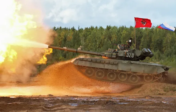 Picture shot, tank, Russia, military equipment, MBT, T-80 BV