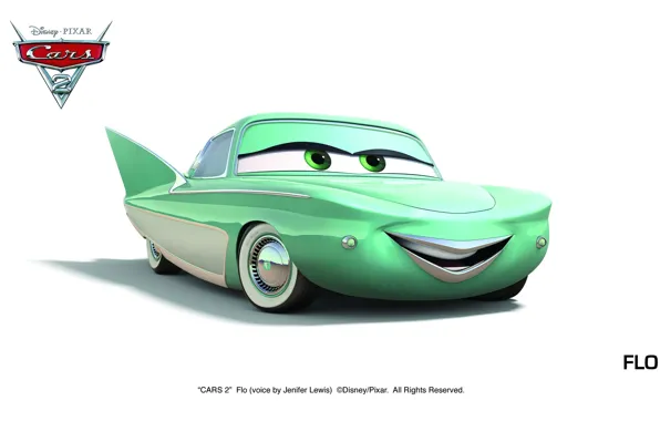 Picture pixar, cars, cars 2, cars 2, flo