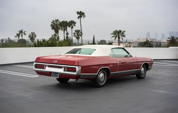 Picture Ford, car, Ford, rear view, Convertible, 1972, LTD