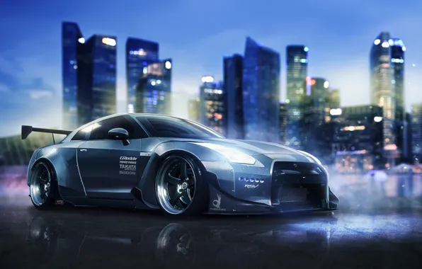 Picture Nissan, GT-R, Body, Front, R35, Kit, Ichi