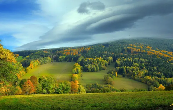 Picture Czech Republic, Olomouc Region, autumn impressions, Dolni Udoli