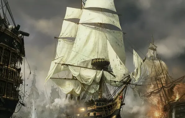 Picture Ship, the battle, Total War