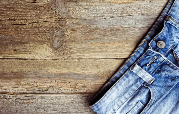 Picture wood, jeans, floor, fabric