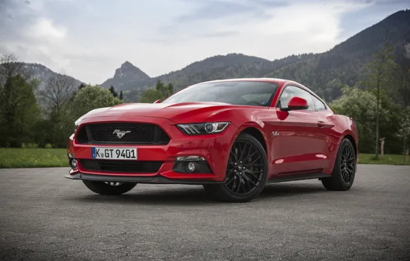 Picture Mustang, Ford, Mustang, Ford, Fastback, 2015, EU-spec