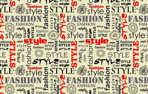 Picture style, letters, font, words, fashion style