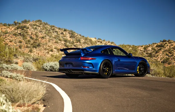 Picture 911, Porsche, supercar, Porsche, blue, GT3
