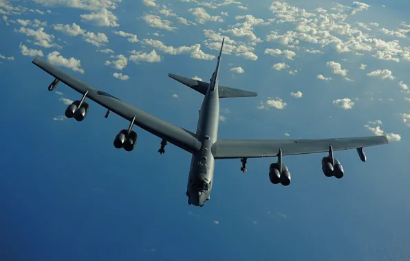 Picture Boeing, bomber, strategic, heavy, B-52, STRATO fortress
