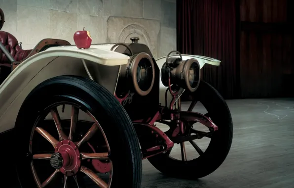 Picture retro, Apple, twilight, the front, Lancia, Beta, 1909, 15HP, Beta, Torpedo, Lancia
