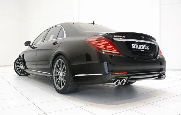 Picture black, Mercedes-Benz, Brabus, sedan, Mercedes, Hybrid, BRABUS, hybrid, S-Class, W222, 2015, B50