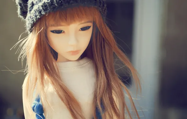 Picture girl, mood, the wind, doll, Asian, BJD, dolls