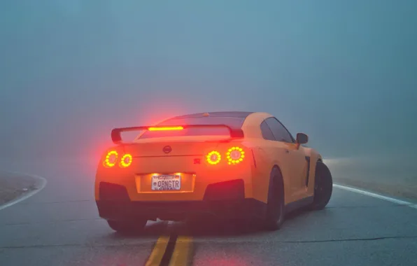 Picture fog, R35, Nissan GTR, brake lights