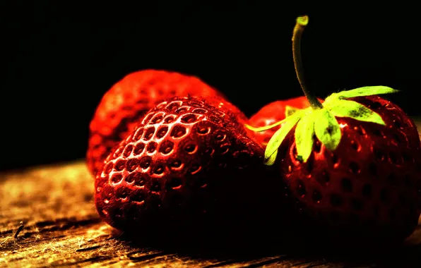 Picture macro, berries, photo, color, treatment, strawberry, fruit, picture, vitamins