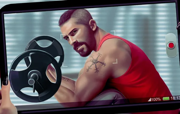 Wallpaper tattoo, tattoo, fighter, muscle, tattoo, Scott Adkins, bandage,  Yuri Boyka, Fighter, Undisputed 4, Boyka: Undisputed IV images for desktop,  section фильмы - download