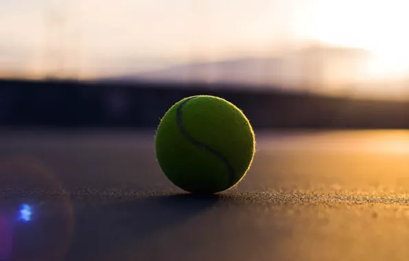 Picture macro, light, sport, balls, the ball, ball, tennis