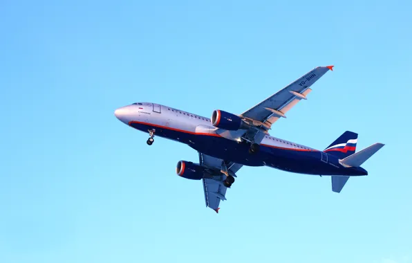 Picture flight, the plane, Aeroflot, Airbus, A320