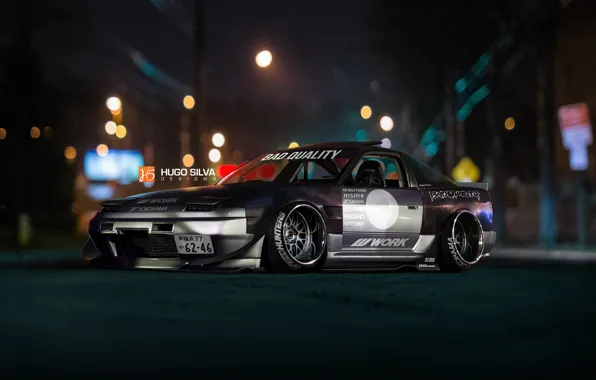 Picture Nissan, drift, tuning, race, street, racing, 240sx, stance, by Hugo Silva, streetrace
