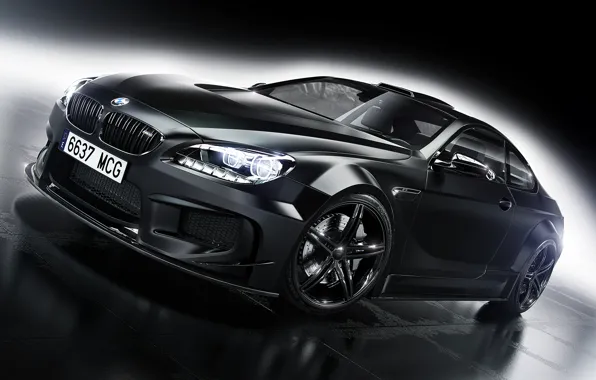 Picture BMW, Car, Front, Black, Prior Design, Wheels