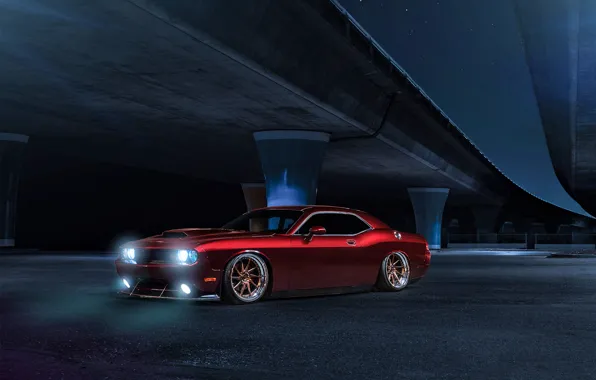Picture Muscle, Dodge, Challenger, Red, Car, Candy, Front, American, Wheels, Before, Garde