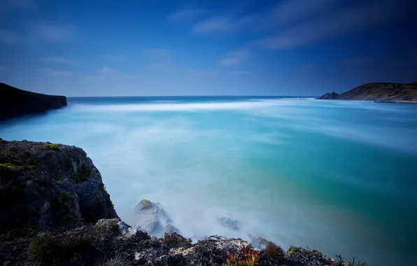 Picture landscape, the ocean, rocks, Portugal, Portugal, Atlantic Ocean, Algarve