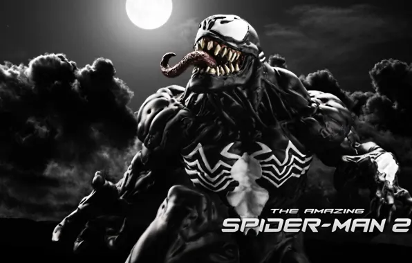 Picture fan art, Marvel Comics, Venom, The Amazing Spider-Man 2, Eddie Brock, Symbiote