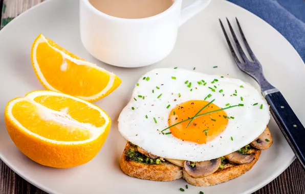 Picture Orange, Plug, Food, Breakfast, Scrambled eggs, Sandwich