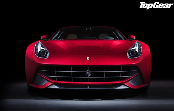 Picture red, Ferrari, Top Gear, Ferrari, supercar, twilight, the front, the best TV show, top gear, …