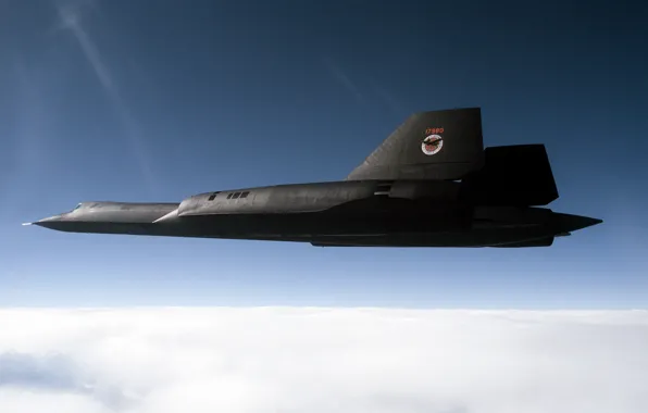 Picture The sky, Clouds, Photo, Flight, Height, USA, BBC, Blackbird, Lockheed, SR-71, Supersonic, Strategic, Scout