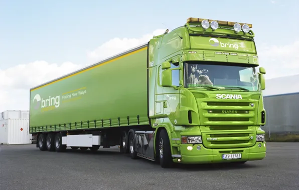 Picture Green, Truck, Scania, Tractor, The truck, R620