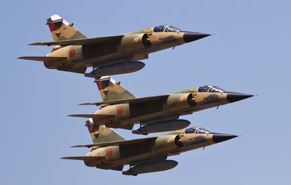 Picture flight, fighter, multipurpose, Morocco, Mirage F1, "Mirage"