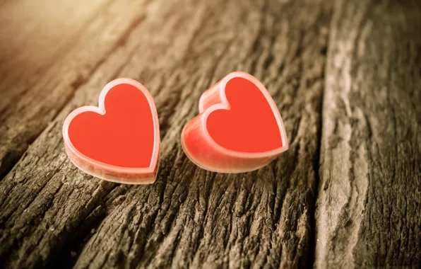 Picture heart, love, vintage, heart, wood, romantic