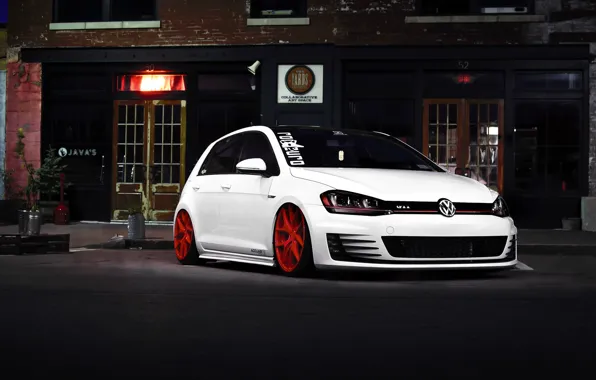 Picture car, tuning, volkswagen golf, gti, hq Wallpapers