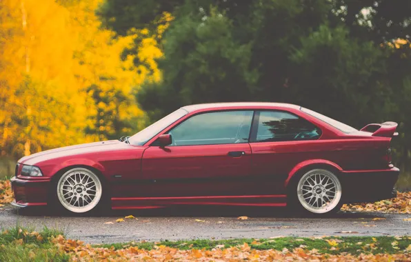 Picture tuning, bmw, BMW, red, stance, E36