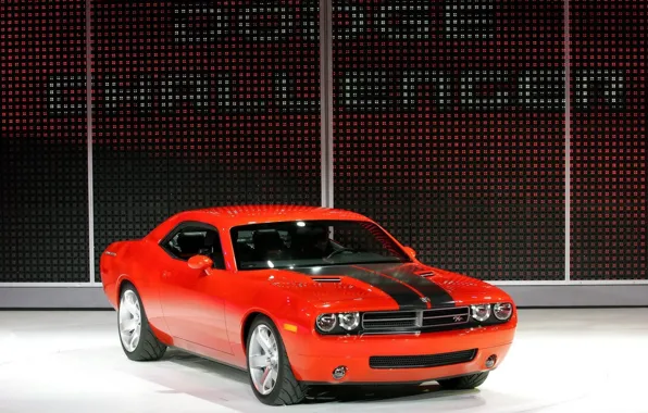 Picture Concept, red, Dodge, Challenger