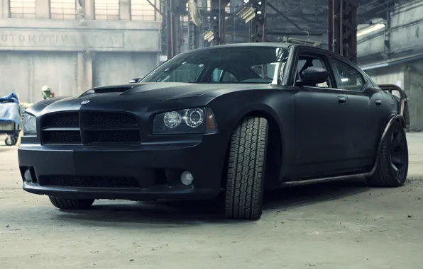Picture black, Matt, Dodge, black, Dodge, Charger, the charger, Fast and furious 5, Fast Five, matte